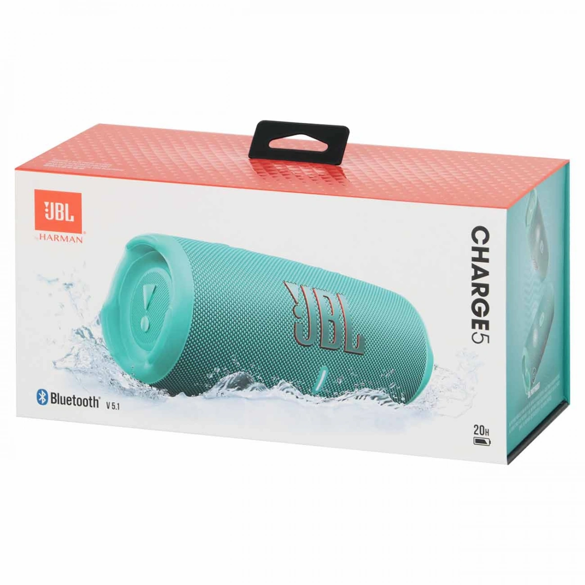 Беспроводная акустика JBL Charge 5 Teal (JBLCHARGE5TEAL). Фото 8