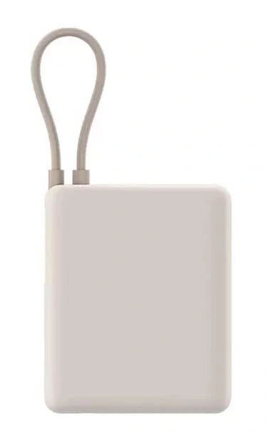 Внешний аккумулятор XiaoMi Power Bank Wireless 33W 10000mAh с кабелем USB-C PB1033MI, Бежевый (BHR9360CN). Фото 2