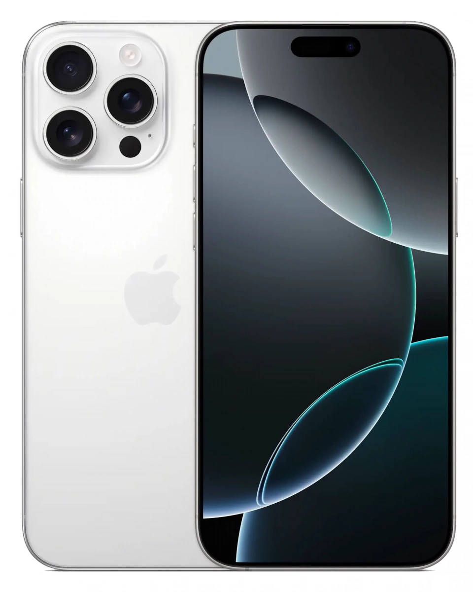 Смартфон Apple iPhone 16 Pro 256Gb White Titanium (eSIM+SIM). Фото 1