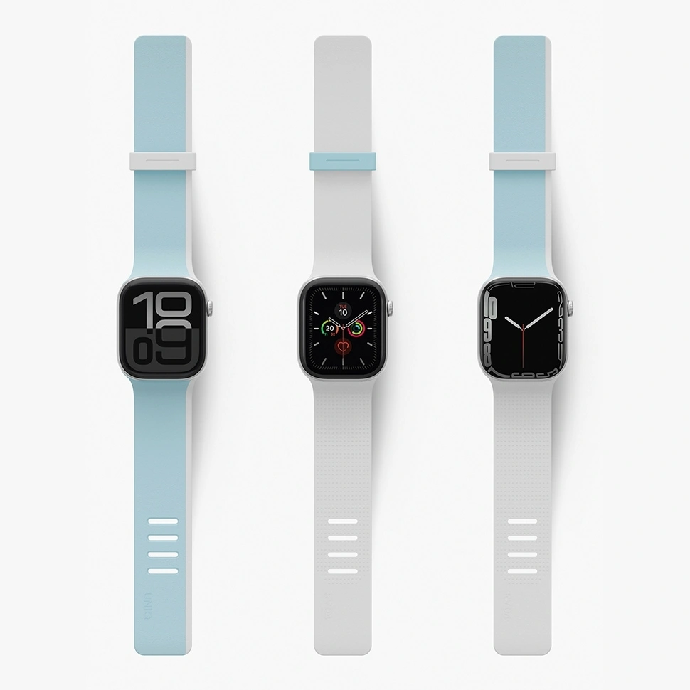 Ремешок Uniq для Apple Watch 42/41/40 мм Revix IV reversible Magnetic Soft, Cloud/White (42MM-REV4SCLDWHT). Фото 5