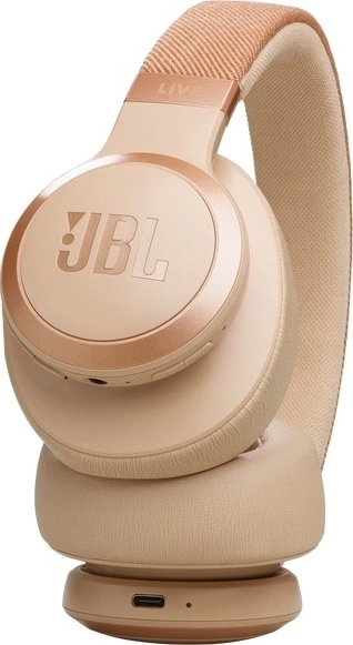 Беспроводные наушники JBL Live 770NC, Золотой. Фото 5