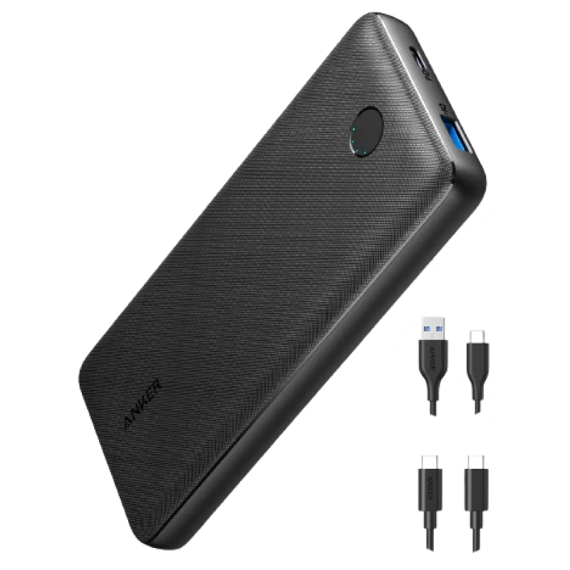 Внешний аккумулятор Anker 525 PowerCore Essential 20000mAh, Black (A1287P11). Фото 1