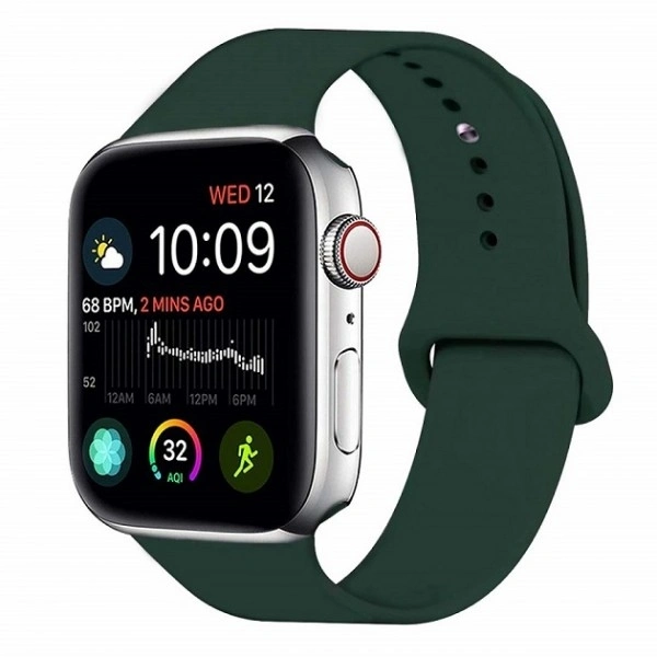 Ремешок силиконовый для Apple Watch 44/45/46/49мм, Бузинный. Фото 1