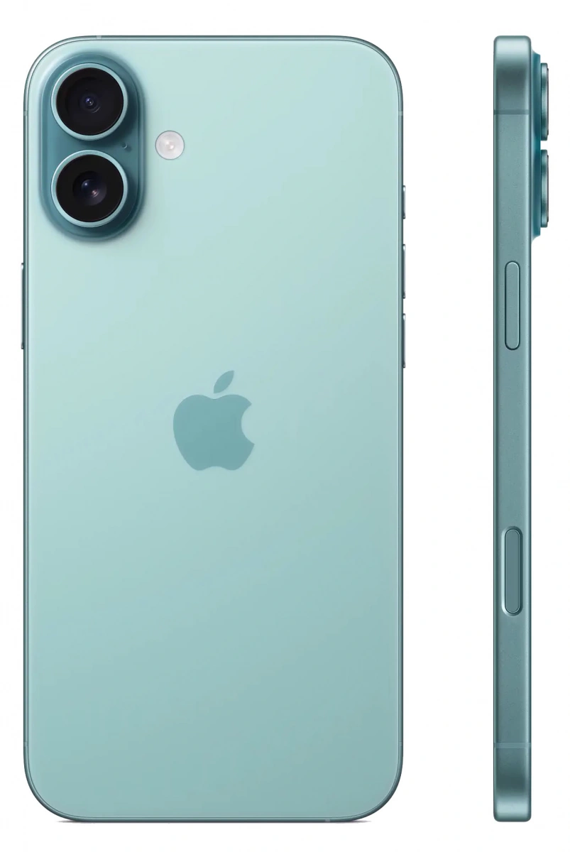 Смартфон Apple iPhone 16 128Gb Teal (eSIM+SIM). Фото 2