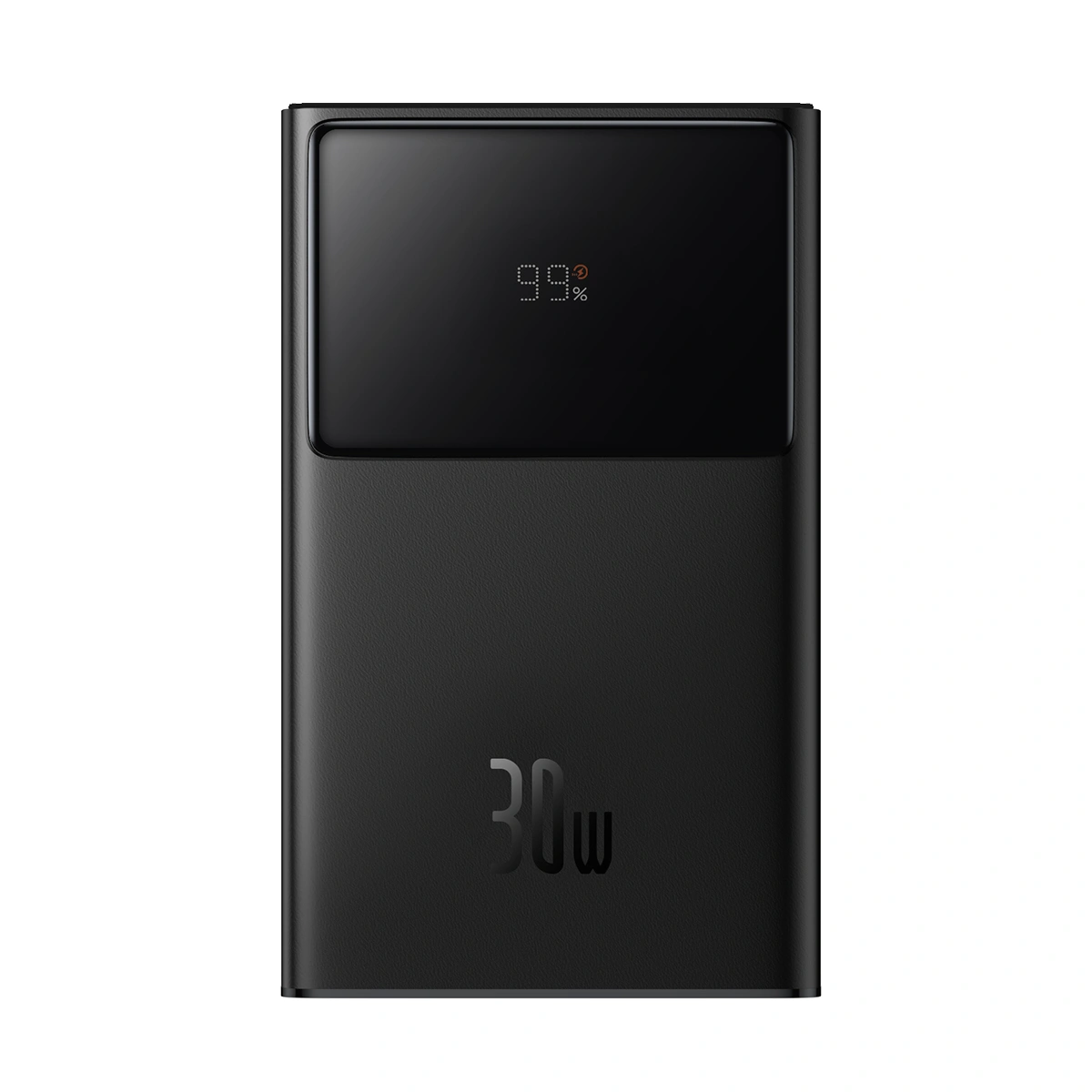 Внешний аккумулятор Baseus Star-Lord Digital Display Fast Charge Power Bank 10000mAh 30W с кабелем USB-C 3A 0.3m, Чёрный (P10022907113-00). Фото 4