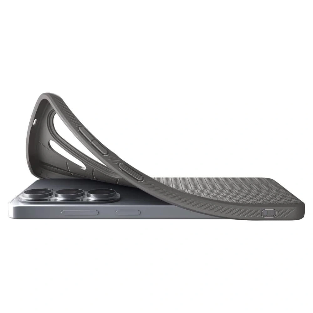 Накладка Spigen Liquid Air для Samsung Galaxy S26 Ultra, Мраморно-серая (ACS11205). Фото 6