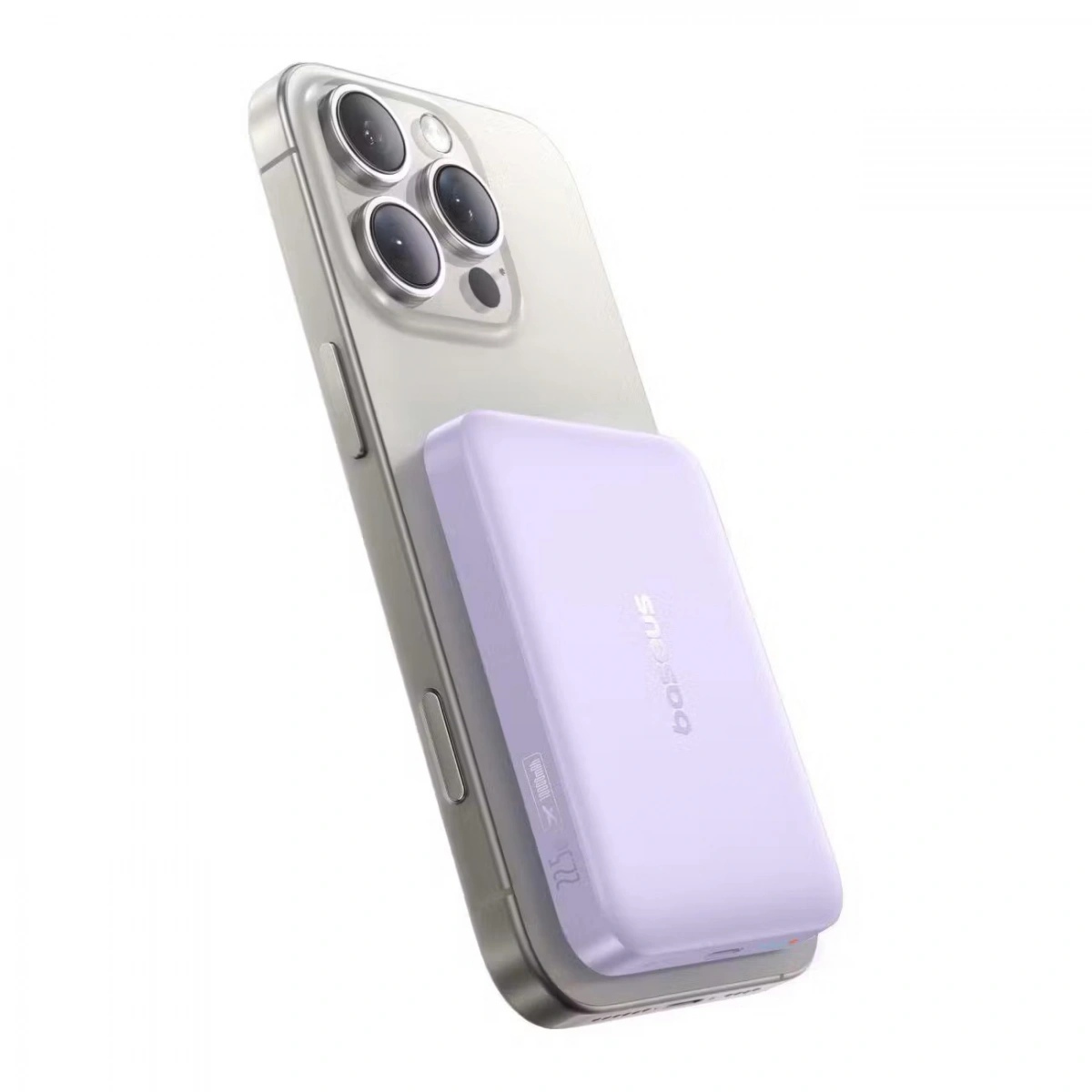 Внешний аккумулятор Baseus MagSafe EnerFill FM11 22.5W 10000mAh, Фиолетовый (P1008210E513-00). Фото 6