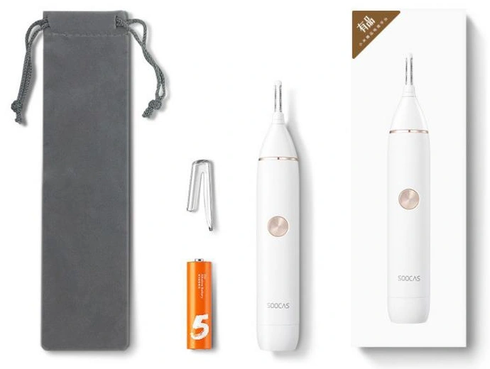 Триммер для носа и ушей Soocas Nose Hair Trimmer N1 White. Фото 3
