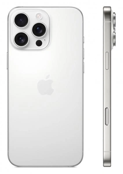 Смартфон Apple iPhone 16 Pro Max 256Gb White Titanium (eSIM+SIM). Фото 2