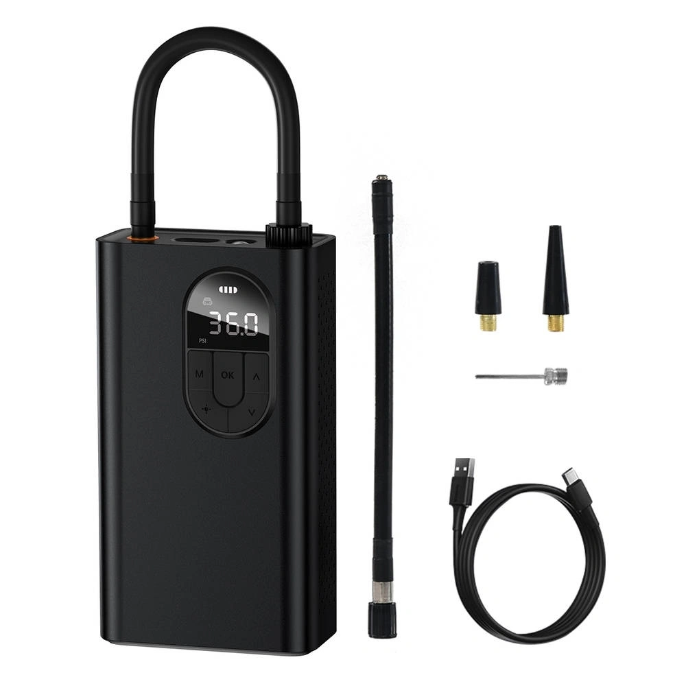 Автомобильный компрессор Baseus Energy Source Inflator Pump, Чёрный (CRNL040001). Фото 1