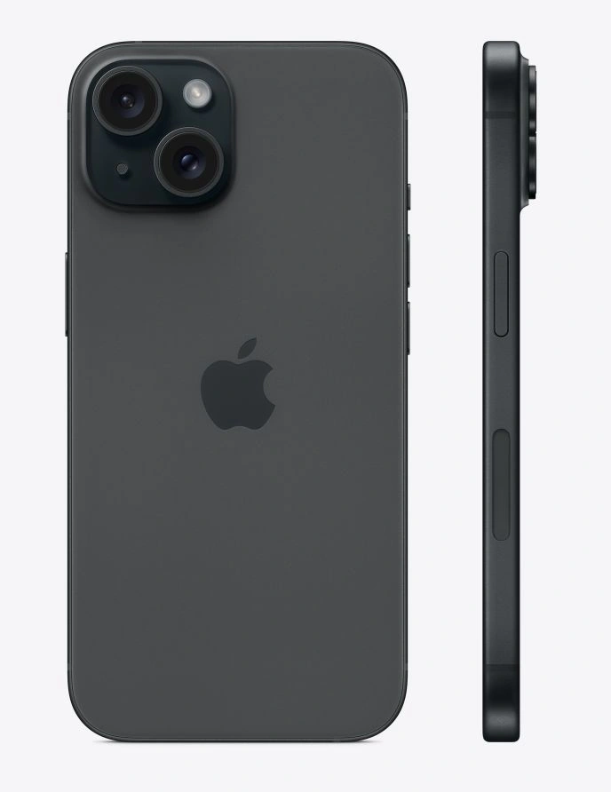 Смартфон Apple iPhone 15 Plus 128Gb Black (eSIM+SIM). Фото 2