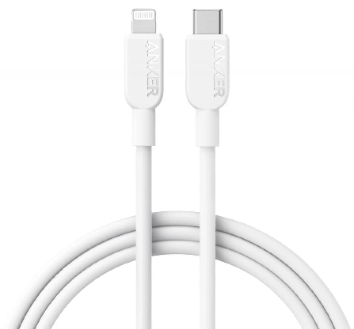 Кабель Anker 310 Type-C to Lightning 0.9м, Белый (A81A5621). Фото 1