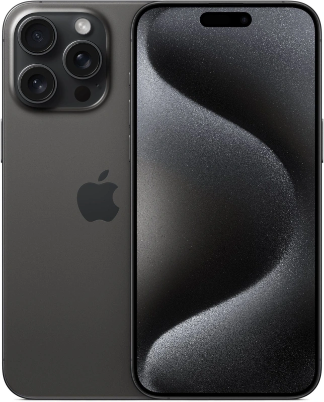 Смартфон Apple iPhone 15 Pro 256Gb Black Titanium (eSIM+SIM). Фото 1