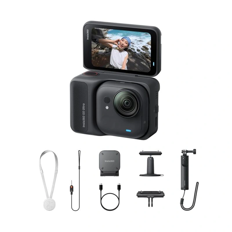 Экшн-камера Insta360 GO Ultra Creator Bundle, Чёрный (CINSBBEA). Фото 1