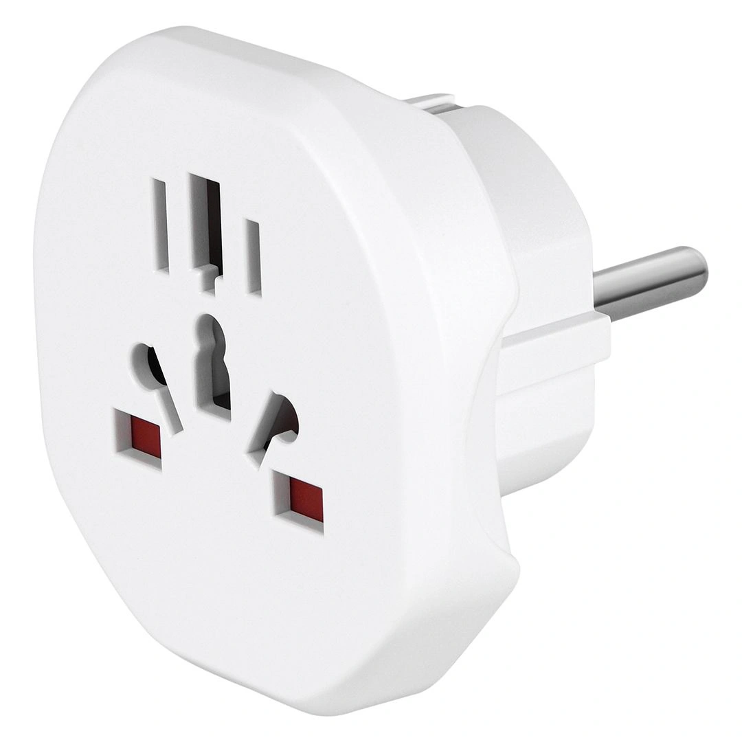 Сетевой переходник TFN 10A 2500Вт для UK/US/AU/CN (TF01), Белый. Фото 1