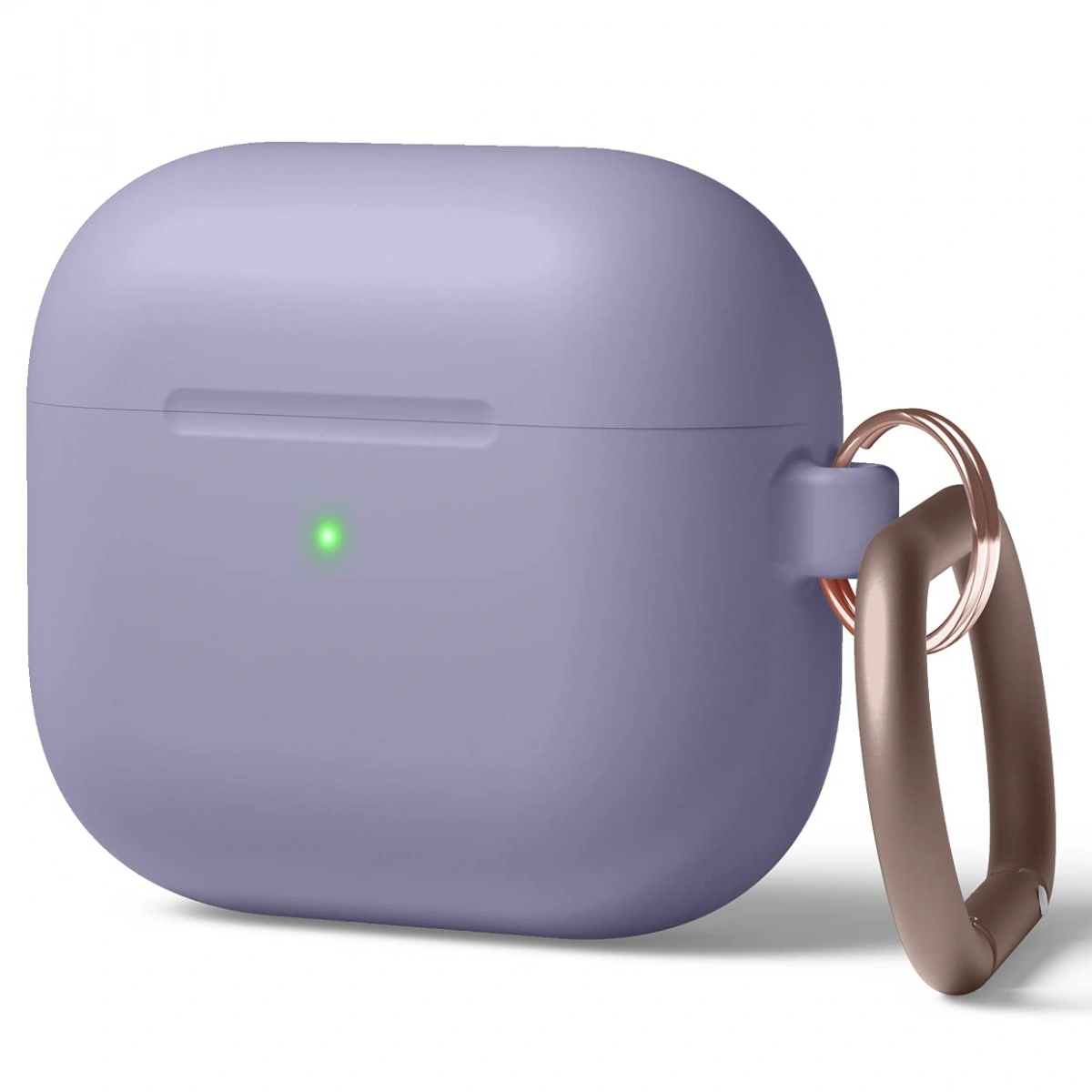 Чехол Silicone Case для наушников AirPods 3, Lavender Gray. Фото 1