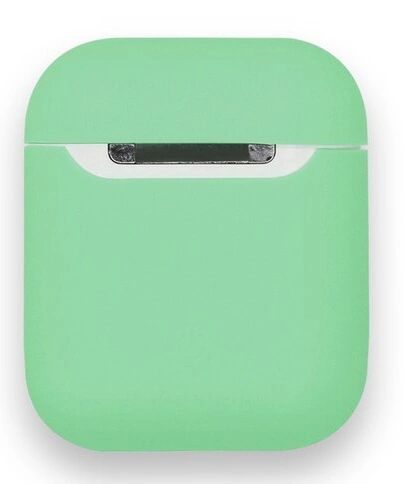 Чехол Silicone Case для наушников AirPods 2, Spearmint Green. Фото 1