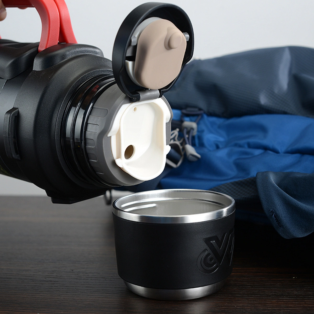 Термос XiaoMi Since SY-042-1700 (1700ml), Silver. Фото 3