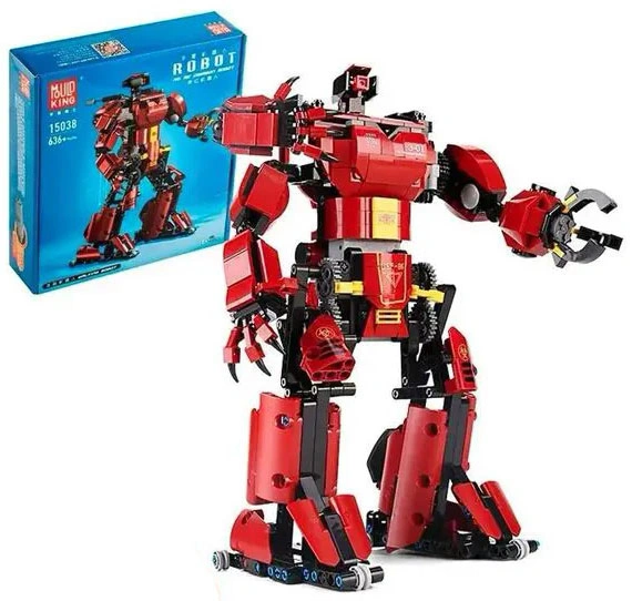 Конструктор Mould King Robot 15038. Crimson(Багровый Тайфун), 636 деталей, пульт ДУ. Фото 1