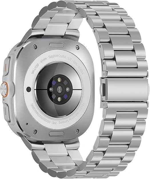 Ремешок для Samsung Galaxy Watch Ultra Metal Block, Silver. Фото 2