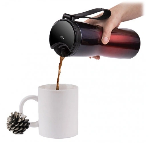 Термокружка Kiss Kiss Fish Moka OLED (430ml), White. Фото 3