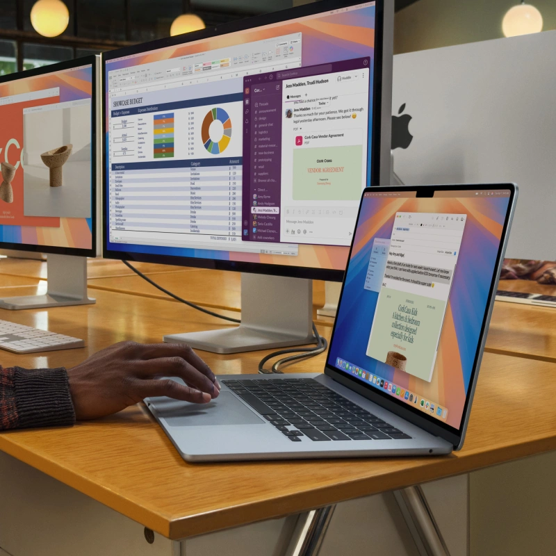 Apple MacBook Air 15" 2025 Сияющая звезда (MC6K4) (M4, 10C CPU/10C GPU, 24 ГБ, 512 ГБ SSD). Фото 7