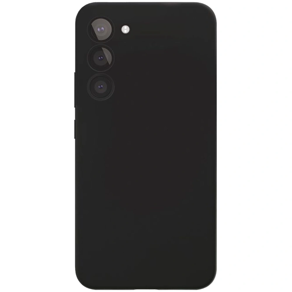 Чехол Silicone Case Logo для Samsung Galaxy S23 Plus, Чёрный. Фото 1