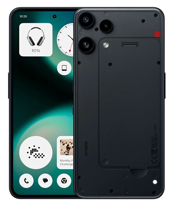 Смартфон Nothing Phone (3A) Lite (A001T) 8/256Гб, Чёрный. Фото 1