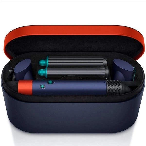Стайлер для волос Dyson AirWrap Complete Long HS05, Prussian Blue/Topaz Orange (подарочный кейс для хранения). Фото 3