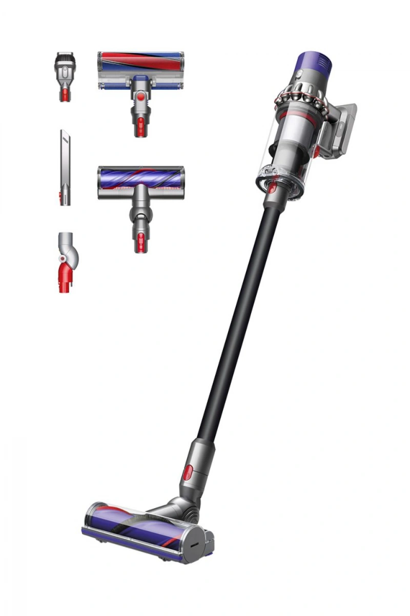 Беспроводной пылесос Dyson Cyclone V10 Total Clean, Nickel/Black (SV27). Фото 1