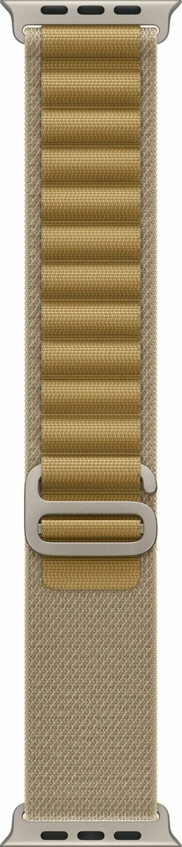 Apple Watch Ultra 2 (2024) GPS+Cellular 49mm, Natural Titanium ремешок "Tan Alpine Loop", размер L 165-210mm (MX4H3). Фото 3
