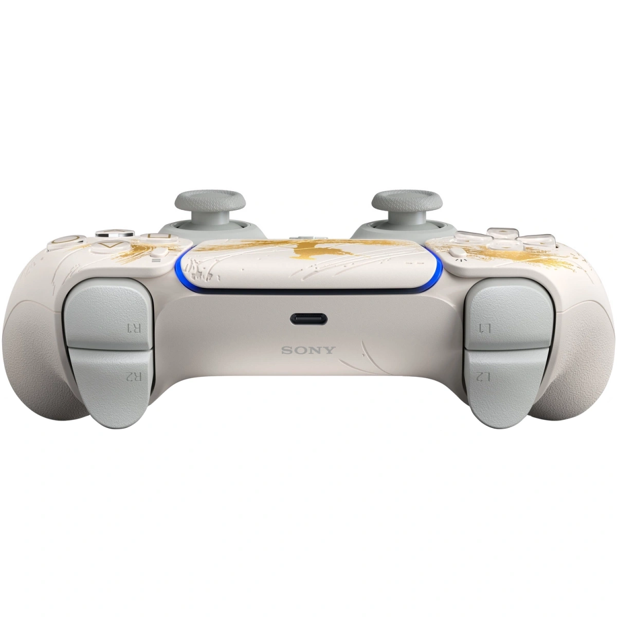 Беспроводной контроллер Sony DualSense (PS5), Ghost of Yotei Gold Limited Edition (CFI-ZCT1). Фото 4