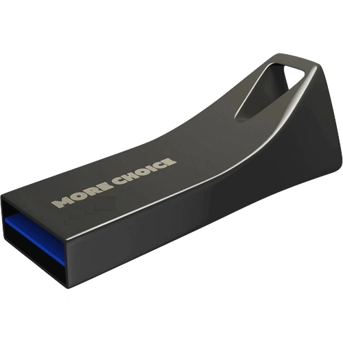 Накопитель More Choice MF128m 128GB USB 3.0 металлический корпус, Black. Фото 2