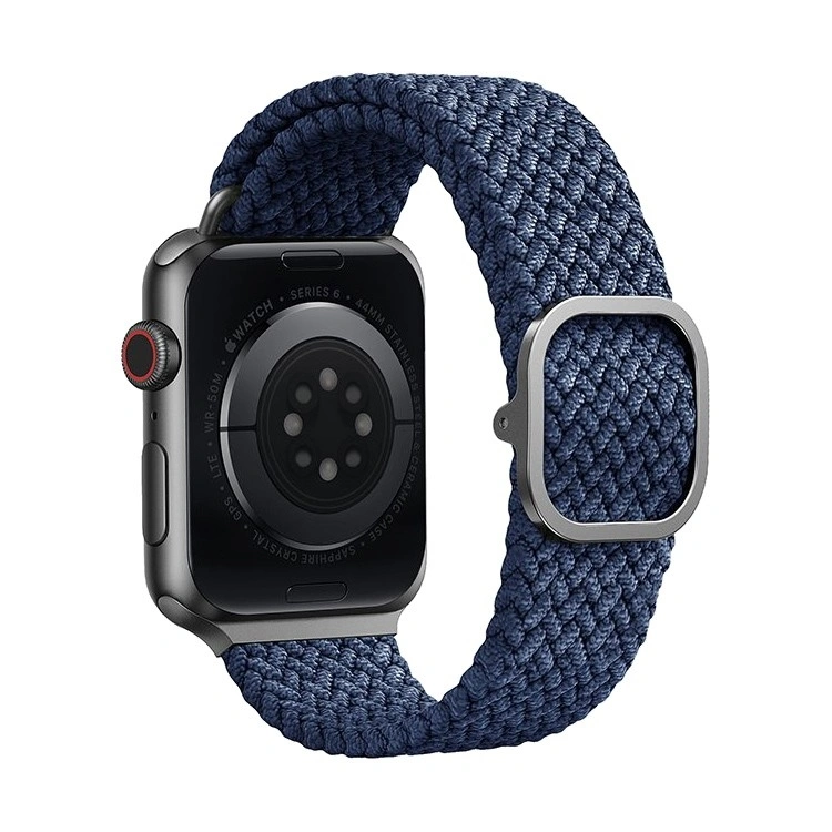 Ремешок Uniq для Apple Watch 44/45/49мм ASPEN Strap Braided, Blue (44MM-ASPOBLU). Фото 3