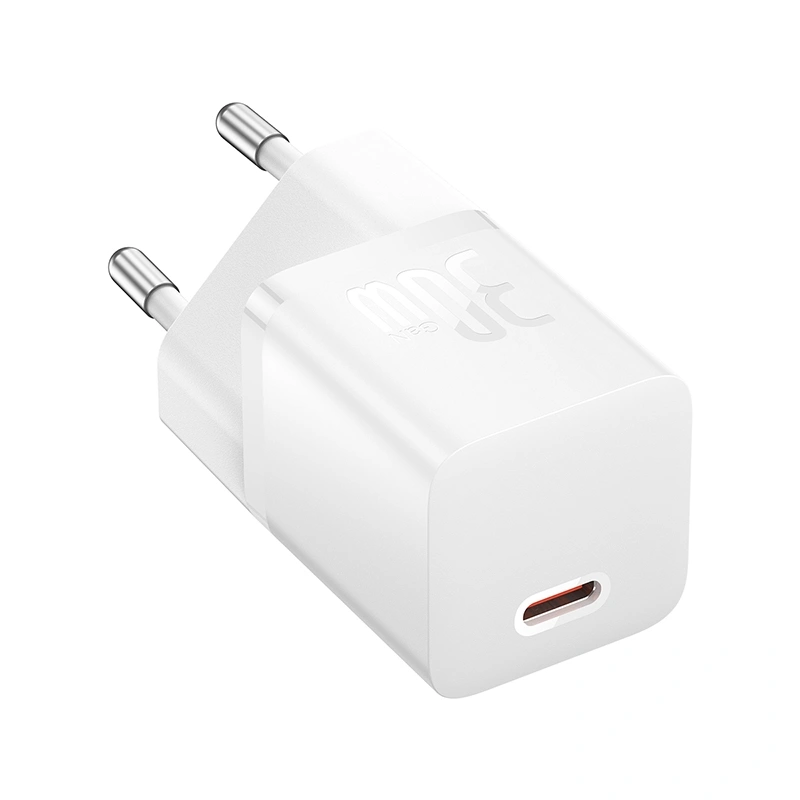 Сетевое зарядное устройство Baseus GaN5 Fast Charger (mini) 1C 30W EU, White (CCGN070502). Фото 4