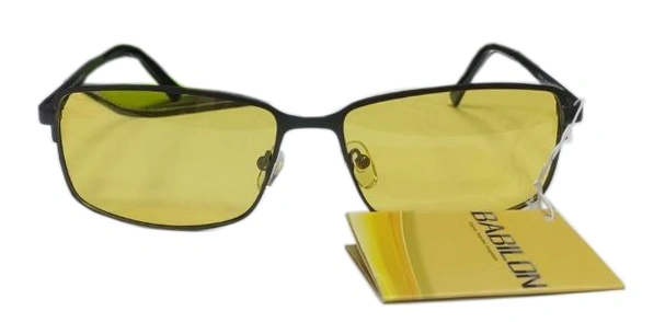 Очки-антифары Babilon BL0828 61 16-145, Жёлто-чёрные (C6-1). Фото 1