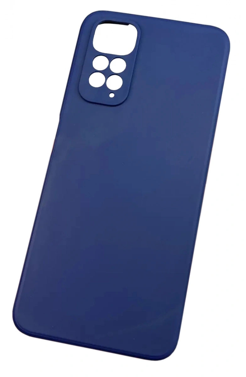 Чехол Silicone Case Logo для Redmi Note 12 Pro 4G, Тёмно-синий. Фото 1