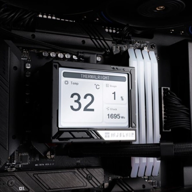 Система охлаждения Thermalright Mjolnir Vision 360 ARGB, Чёрный (M-VISION-360-BL-ARGB). Фото 8