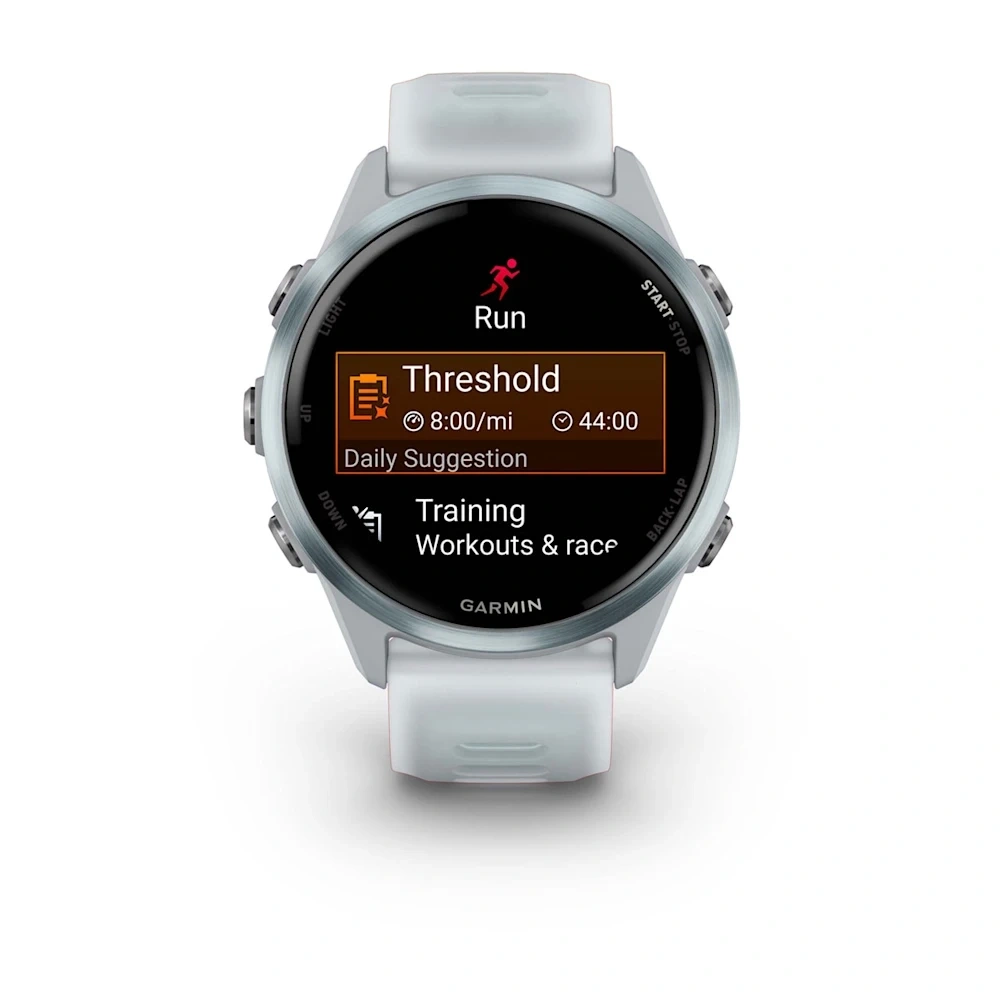 Умные часы Garmin Forerunner 570 42mm Cloud Blue Aluminum with Translucent Whitestone/Cloud Blue (010-02970-01). Фото 2
