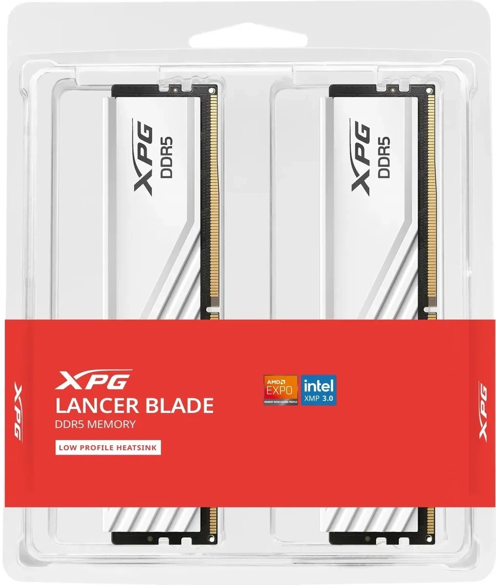 Оперативная память ADATA XPG Lancer Blade 32GB (2x16GB) DDR5-6000 DIMM White (AX5U6000C3416G-DTLABWH). Фото 5