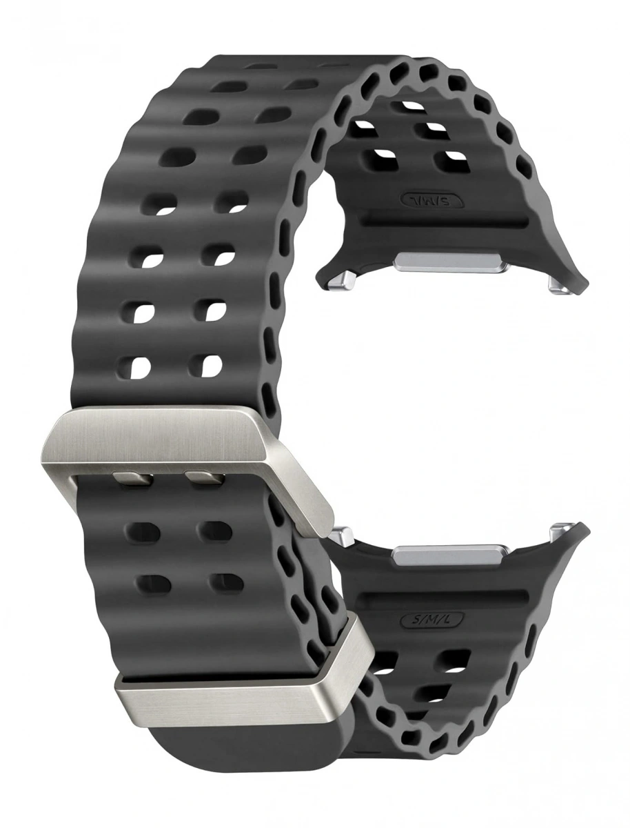 Ремешок Marine Band для Samsung Galaxy Watch Ultra, Black. Фото 1