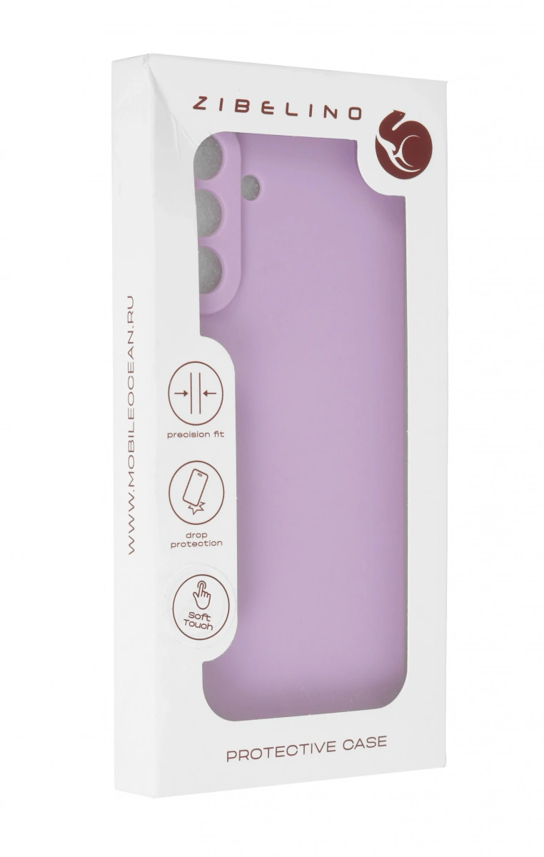 Накладка Zibelino Soft Matte Microfiber Case для Samsung Galaxy A36 силиконовая, Сиреневая. Фото 4
