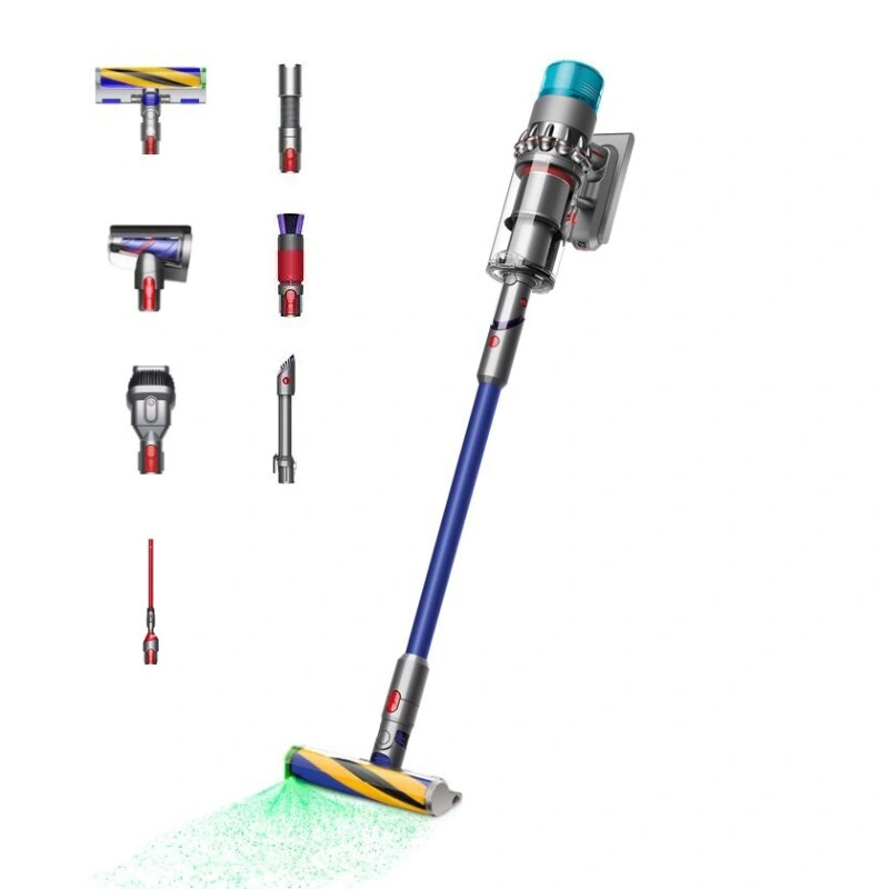Беспроводной пылесос Dyson G5(Gen5) Detect Fluffy, Nickel/Iron Blue (SV23) . Фото 1