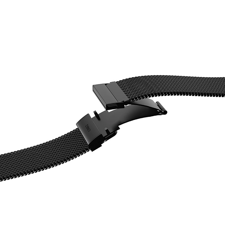 Ремешок Uniq для Apple Watch 44/45/46/49мм Dante PRO Strap Mesh Steel, Graphite Black (49MM-DANPGBLK). Фото 2