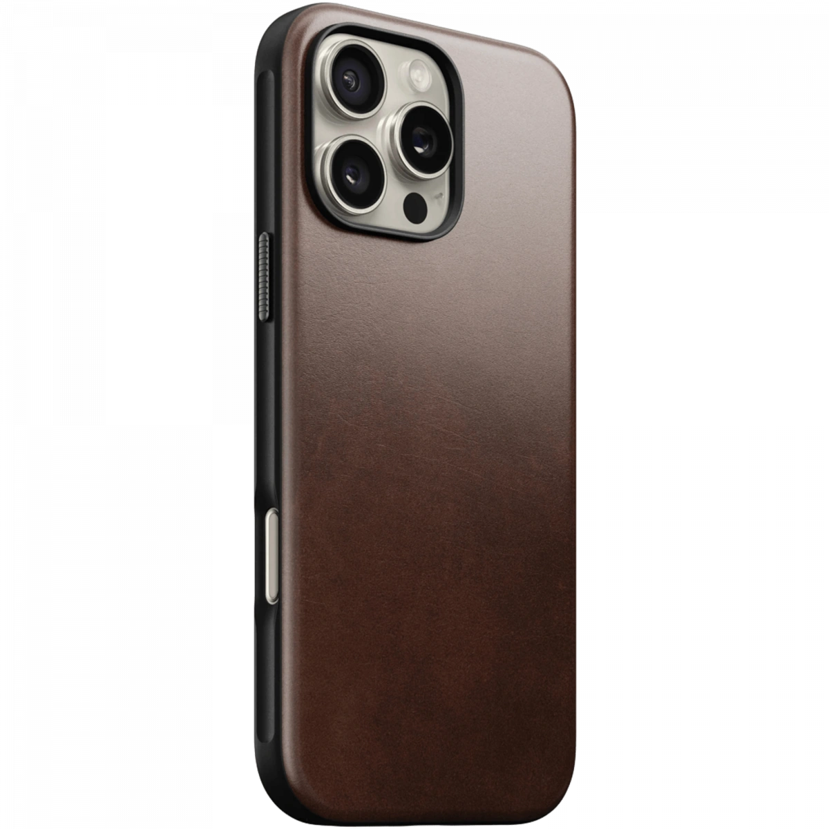 Накладка Nomad Modern Leather Case MagSafe для iPhone 16 Pro Max, Rustic Brown (NM01692485). Фото 1