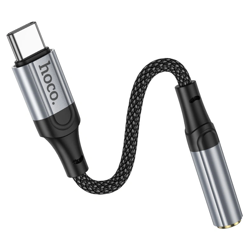 Переходник Hoco LS36 fresh digital Type-c to 3.5 audio, Чёрный. Фото 4