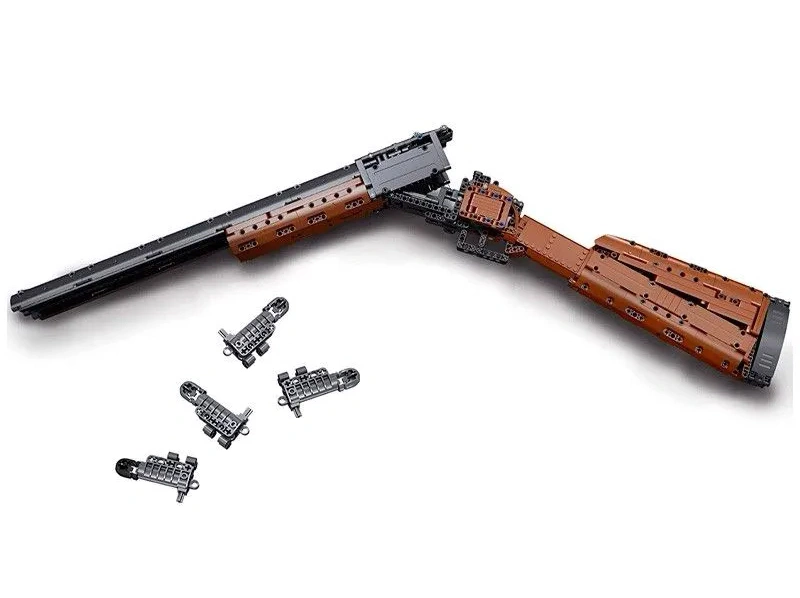 Конструктор Mould King Block Gun 14016. Двуствольный дробовик, 1015 детали. Фото 3