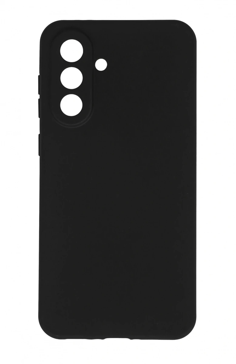 Накладка Zibelino Soft Matte Microfiber Case для Samsung Galaxy A56 силиконовая, Чёрная. Фото 1