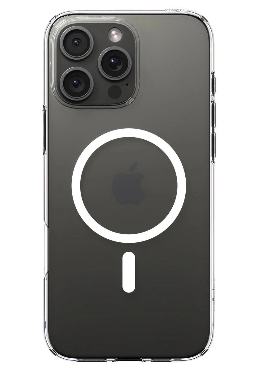 Накладка Spigen Liquid Crystal MagSafe для iPhone 16 Pro, Crystal (ACS08389). Фото 2