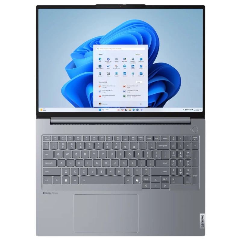 Lenovo ThinkBook 14 2025 (G7+ ASP) Grey (14", Ryzen AI 9 365, 32Gb, 1TB SSD, AMD Radeon 880M, Windows 11). Фото 2